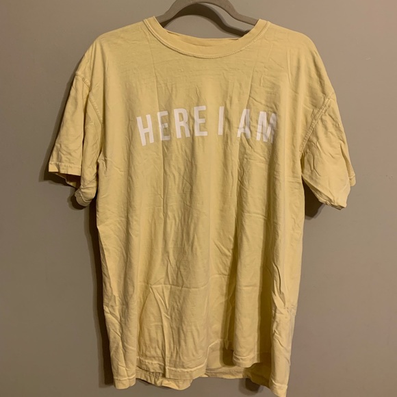 COMFORT COLORS YELLOW T-SHIRT - Picture 1 of 3
